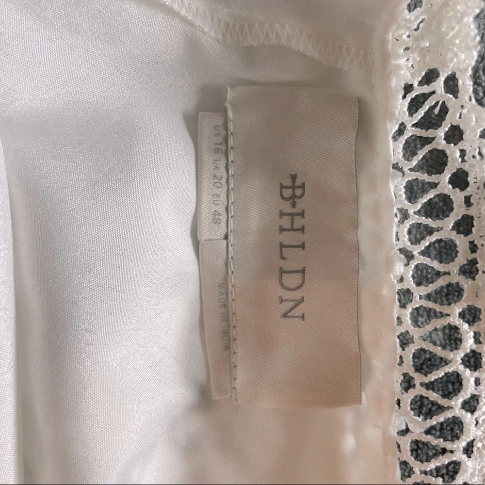BHLDN Edina dress, ivory, size 16 - Picture 2 of 8